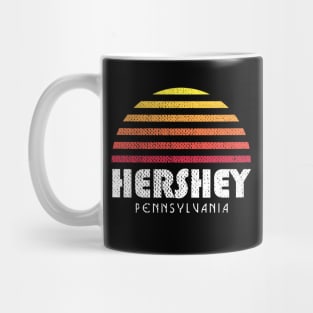 Hershey PA Retro Sunset Pennsylvania Mug